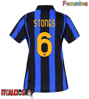 Inter Milan John Stones #6 Prima Maglia Femmina 2026-27 Manica Corta Inter Milan John Stones #6 Prima Maglia Femmina 2026-27 Manica Corta